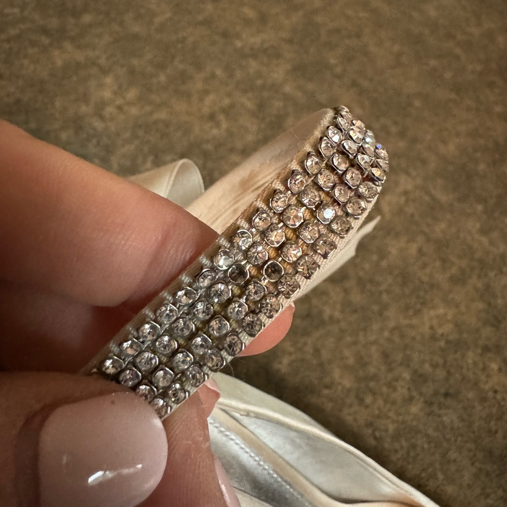 Nina wedge wedding heels